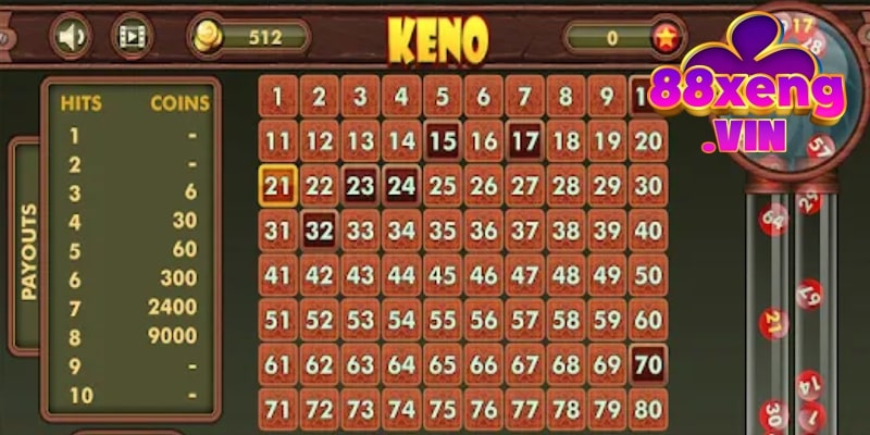 Chia sẻ 3 cách chơi Keno Xeng88